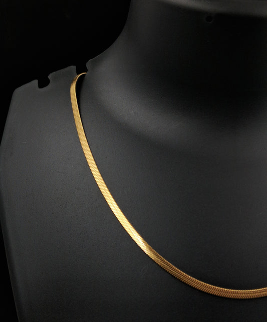 Premium Gold Plated Snake Chain for Men